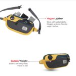 Harissons Orbito Water Resistant Waist Bag for Men & Women | Fanny Waist Pouch Pack | Ideal for Hiking, Travel, Camping & Outdoor Sports Activities (Yellow & Grey) - Image 5