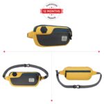 Harissons Orbito Water Resistant Waist Bag for Men & Women | Fanny Waist Pouch Pack | Ideal for Hiking, Travel, Camping & Outdoor Sports Activities (Yellow & Grey) - Image 6