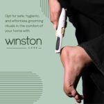 Winston Electric Callus Remover for Feet | 120 Min Runtime, Fast Charging | Rechargeable Foot File | 2 Speed Pedicure Tool for Hard Skin, Cracked Heels & Dead Skin Remover | 1 Year Warranty - Image 3