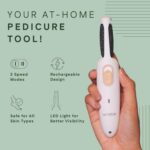 Winston Electric Callus Remover for Feet | 120 Min Runtime, Fast Charging | Rechargeable Foot File | 2 Speed Pedicure Tool for Hard Skin, Cracked Heels & Dead Skin Remover | 1 Year Warranty - Image 4