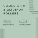 Winston Electric Callus Remover for Feet | 120 Min Runtime, Fast Charging | Rechargeable Foot File | 2 Speed Pedicure Tool for Hard Skin, Cracked Heels & Dead Skin Remover | 1 Year Warranty - Image 5