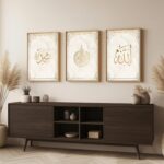 ARTELLY Islamic Wall Decoration Frames, Office Home Decor Wooden Framed Posters Set of 3 (Art 4, 10x13 inch) - Image 6