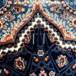 Deluxe Velvet Heavyweight Prayer Mat | Elegant and Super Soft Design | Ideal for Muslim Prayers | Heavy Carpet Mat with Premium Softness and Luxurious Design. (Navy Blue) - Image 6