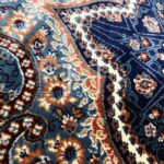 Deluxe Velvet Heavyweight Prayer Mat | Elegant and Super Soft Design | Ideal for Muslim Prayers | Heavy Carpet Mat with Premium Softness and Luxurious Design. (Navy Blue) - Image 7