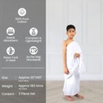 Cooltex Ihram for Kids (Ages 4–8 Years) – Breathable Cooling Fabric, Lightweight, Sweat Absorbent, Quick Dry – Hajj & Umrah - Image 3