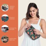 Hamelin Vento Arc Crossbody Waist Bag for Women | Slim & Stylish Canvas Waist Pouch | 2-Pocket Fanny Pack with Zippers |Lightweight Chest Sling|Travel Shoulder Belt Purse for Daily Use| Topical Summer - Image 5