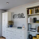 Islamic Wall Frames Mashaallah Tabarakallah Metal Islamic Wall Art | Home Decor | Calligraphy | Muslim Gift | Durable Gold, 70 Centimeters - Image 3