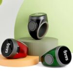 S-9 Smart Digital Tasbih Counter Ring | HD OLED Display Zikr & Prayer Tracker | Rechargeable Adjustable Finger Counter with Vibration Alert Multicolor - Image 3