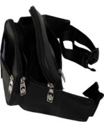 Men & Boys PU Leather Waist Pack Bags for Money,Mobile,Card,Belt,Documents,Kit Books Dairy Kamar Pouch Small Accessories Luggage Stylish Bag with Belt Kamar Pouch (Black) - Image 4