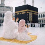 Combo of 2 Janamaz Velvet Prayer Mat | 1 Kid + 1 Adult (Pack of 2) | Soft Thick Islamic Prayer Rug Set for Children & Grown Ups | Premium Namaz Mat for Home, Ramdan, Hajj and Umrah (Golden) - Image 4