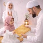 Combo of 2 Janamaz Velvet Prayer Mat | 1 Kid + 1 Adult (Pack of 2) | Soft Thick Islamic Prayer Rug Set for Children & Grown Ups | Premium Namaz Mat for Home, Ramdan, Hajj and Umrah (Golden) - Image 7