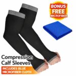 AutokraftZ 𝗨𝗩 Protection Arm Sleeves for Men Women UPF 50+ 𝘄𝗶𝘁𝗵 Microfiber | Cooling Arm Sleeves for Bike Riding Cycling & Sports | Sun Protection Arm Cover for Bikers | Summer Bike Accessories - Image 3