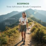 Waist Bag for Men & Women | Adjustable Belt Bag Hemp-Cotton Fanny Pack | Travel Running Hiking Outdoor Crossbody Chest Sling | Eco-Friendly Lightweight Waist Bag with Multiple Zipper Pockets - Image 5