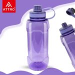 Attro Gymtron 2000ml Water Bottle with Easy to Carry Grip Handle BPA Free Food Grade Leak Proof Ideal for Gym Workout, School, Office & Outdoor - Purple - Image 5