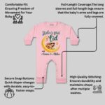 ARVESA My First Eid Baby Jumpsuit for Baby Boy and Baby Girl Cotton 0–12 Months Design No 2127 My First Eid - Image 4