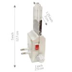 Islamic LED Plug-in Night Light with Kaaba Image, Adjustable Brightness Muslim Home Decor Lamp, Acrylic Mosque Night Lamp for Bedroom, Prayer Room, Kids Room, Festival Gift (White) (Kaaba) - Image 4