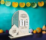 Wooden Ramadan Calendar Ramadan Mubarak Decor Eid Decoration Sign Ramadan Kareem Islamic Table Decor Ramadan Gifts, Ramadan to Eid Countdown Calender - Image 5