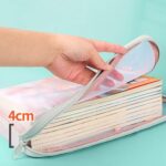 A4 Mesh Zipper File Folder Organizer with 3-Layer Separation | Dustproof Document Storage Bag with Label Pocket | Lightweight Portable File Pouch for Office, School & Students - Image 3
