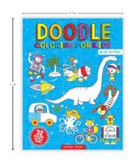 Doodle Coloring For Kids - Blue Edition - Image 7