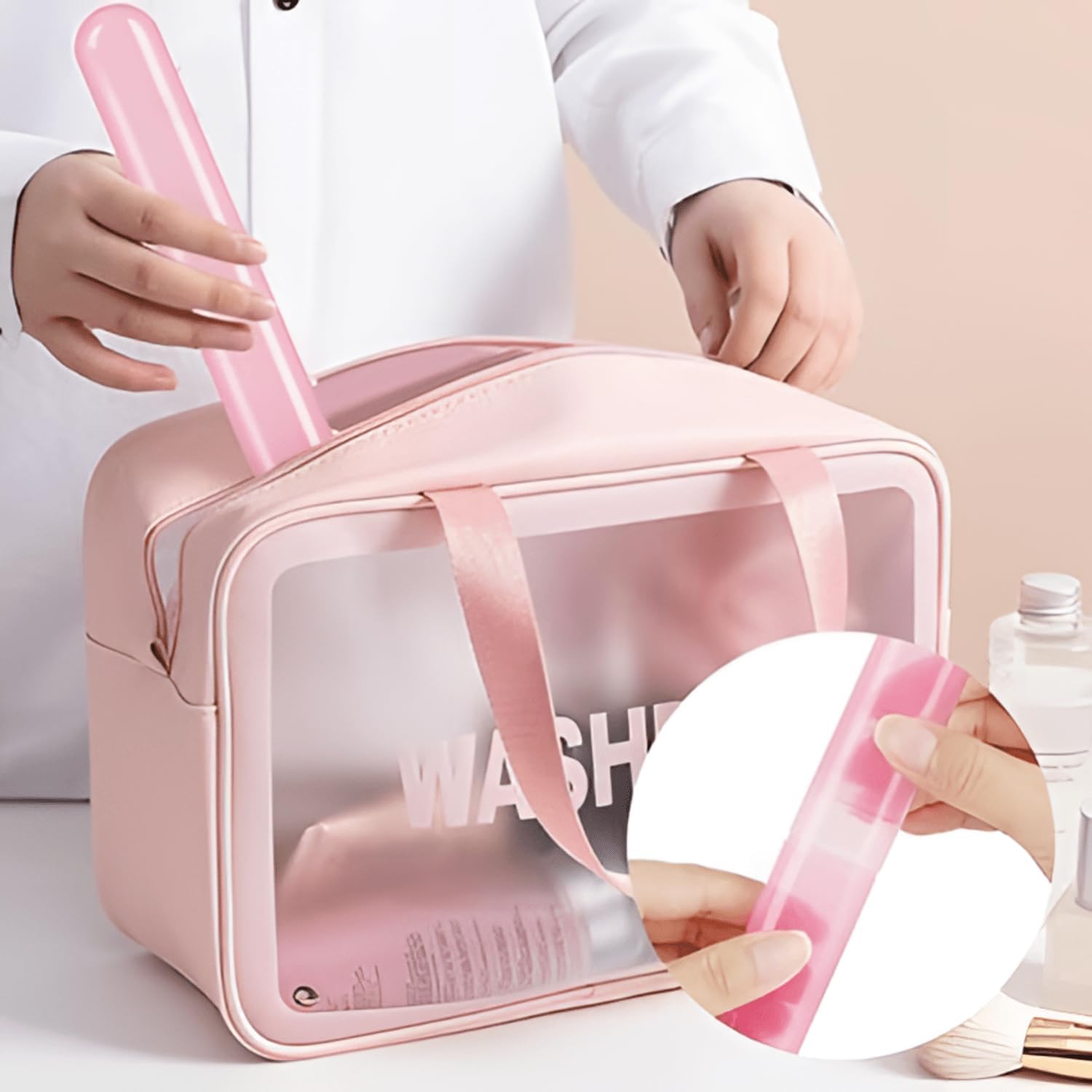 Oblivion Toothbrush Holder 4 Pc - Plastic Anti-Bacterial Travel Protectors for Oral Care - Portable Brush Holder for Bathroom Wall, Trip & Travel - Multicolor Toothbrush Case Box & Cover Container Set - Image 4