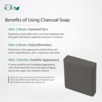 Alnisa No fragrance activated Charcoal handmade Soap for hajj & umrah, hajj and umrah accessories, 100% Natural, Set of 2 - Image 3