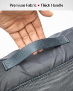 Destinio Packing Cubes for Travel | Luggage Organiser Pouches for Travelling | Water Resistant, Space Saver Wardrobe Organizer Bags for Clothes (4 Cubes+ Drawstring Bag+ Cosmetic Pouch) -6 in 1, Blue - Image 4