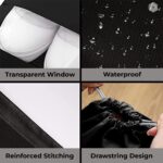 Boldfit Shoe Bag for Travel Bag for Man & Women Shoe Cover for Storage at Home Gym Reusable Travelling Accessories Organizer Pouch Travel Essentials Footwear Bags for Travelling Men -Pack of 12, Black - Image 4