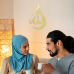 INFIGN Wooden Gold Acrylic Ramadan Wall Decorations | Allah (SWT), Mohammad (PBUH) Calligraphy | Islamic Wall Art | Arabic Calligraphy | Quran Wall Art 12x8 inches - Image 5