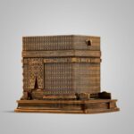 SILAII Mecca Kaaba Sculpture – Handmade Islamic Home Decor Showpiece | 6 Inch | Antique Bronze | Ideal for Gifting & Display - Image 4