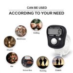 Hand Tally Counter Finger Ring - Digital Electronic Head Counter for naam jap Counter, Meditation, Prayer Beads, Cricket Umpire, and Daily Counting Tasks | Portable Japa Counter Machine Pack Off 2 - Image 4