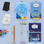 Toy Imagine Coloring Book Set for Kids – Art & Craft Kit with Coloring Sheets, Pencils & Scratcher | Creative Drawing & Activity Gift for Boys & Girls | Pack of 1 (Color May Vary) - Image 3