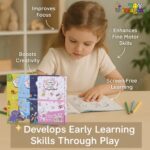 Toy Imagine Coloring Book Set for Kids – Art & Craft Kit with Coloring Sheets, Pencils & Scratcher | Creative Drawing & Activity Gift for Boys & Girls | Pack of 1 (Color May Vary) - Image 4