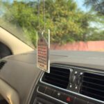 Acrylic Islamic Ayatal Kursi Car Hanging | Spiritual Rear View Mirror Accessory for Protection & Blessings | Muslim Gift for Car Interior - Clear & Silver - Image 4