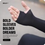 Boldfit Arm Sleeves for Men & Women UV Protection Hand Sleeve with Thumb for Boys & Girls Sun Protection Cover for Running, Bike Riding, Cricket - Nylon - Black & Off-White - Image 4