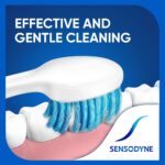 Sensodyne Sensitive Toothbrush | Soft Rounded Bristles Tooth Brush | Effective Cleaning, Gentle on Teeth, Toothbrush Set Pack of 3 (Buy 2 Get 1 Free), Multicolour | Dentist Recommended Brand - Image 4