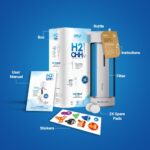 Zero B H2Ohh Portable Water Filter Bottle – 600ml | Removes 99.9% Bacteria & Viruses | Durable TRITAN Material | Instant Purification | Eco-Friendly Travel & Fitness Bottle (GREY) - Image 4