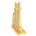 Relicon Islamic Religious Symbol Allah Idol (R-88) Green Gold Metal Statue for Car Dashboard | Home Decor | Office Table Showpiece (L*B*H-6.2 x 0.4 x 6.2 Cm) - Image 6