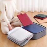 Document Storage Organizer Bag Muitilayer File Pocket & Waterproof Bag With Code Lock For Laptop,Notebooks,Passport,Home,Office,Travel - Image 3