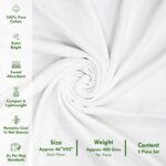 Diamond Weave Ihram for Men – 100% Cotton, Mill-Bleached Bright White, Long-Lasting Whiteness – Hajj & Umrah - Image 6
