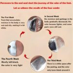 100% Herbal And Gentle Ingredient Detox Foot Pads, 10 Pieces, Natural Ingredients for Sleep Aid, Pain Relief, Toxin Removal with Bamboo Vinegar and Acupoint Micro-Massage Technology - Image 4