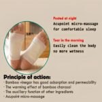 100% Herbal And Gentle Ingredient Detox Foot Pads, 10 Pieces, Natural Ingredients for Sleep Aid, Pain Relief, Toxin Removal with Bamboo Vinegar and Acupoint Micro-Massage Technology - Image 5