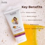 GlowBoost Vitamin C Face Wash with Sea Buckthorn, Licorice, Neem & Ashwagandha | Brightening & Deep Cleanser for Glowing Skin | Reduces Pigmentation & Boosts Collagen (150 ml) - Image 4