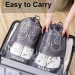 Azaria Shoe Bag for Travel & Storage 10Pcs Shoe Bags Pouches Travel | Shoe Cover for Travelling | Travel Organizer for Women & Men | Shoes Cover Bag |Travel Accessories Shoe Organizer(10 pcs Shoe Bag) - Image 3