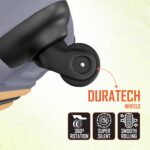 Safari Genius Alley 55cm Cabin Trolley Bag Hard Case Polypropylene, 4 Spinner Wheels, 360 Degree Wheeling Carry on Luggage, Travel Bag, Suitcase, Trolley Bags, Flintstone Softline (Grey) - Image 4