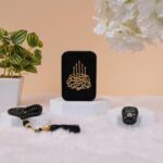 HADIYAH Black Velvet Tasbeeh Combo Pearl Tasbeeh with Digital Counter - Image 3