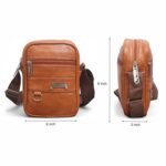 Krishiv Pure Luxury Boss Small Faux Leather Sling Bag for Men Women | Classic Chest Slinger | Mobile Pocket Sling Bags for Passport Documents Essential Items | Corporate Gifts Items - Image 4