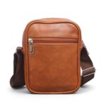 Krishiv Pure Luxury Boss Small Faux Leather Sling Bag for Men Women | Classic Chest Slinger | Mobile Pocket Sling Bags for Passport Documents Essential Items | Corporate Gifts Items - Image 6