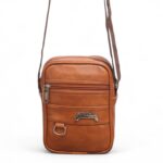 Krishiv Pure Luxury Boss Small Faux Leather Sling Bag for Men Women | Classic Chest Slinger | Mobile Pocket Sling Bags for Passport Documents Essential Items | Corporate Gifts Items - Image 7