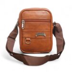 Krishiv Pure Luxury Boss Small Faux Leather Sling Bag for Men Women | Classic Chest Slinger | Mobile Pocket Sling Bags for Passport Documents Essential Items | Corporate Gifts Items - Image 9