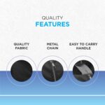 Lify Shoe Storage Organizer Bags Set, Water-Resistant Nylon Fabric with Sturdy Zipper for Traveling (Grey- 3Piece) - Image 5